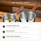 스테인레스 스틸 오일 붓기 냄비 -  - Food Mach Tech