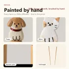 Niedliche Hunde-und Katzen patze, Bambus stäbchen, leichter natürlicher Bambus für tägliche Mahlzeiten, Sushi & Geschenk (10 Stück) -  - Food Mach Tech