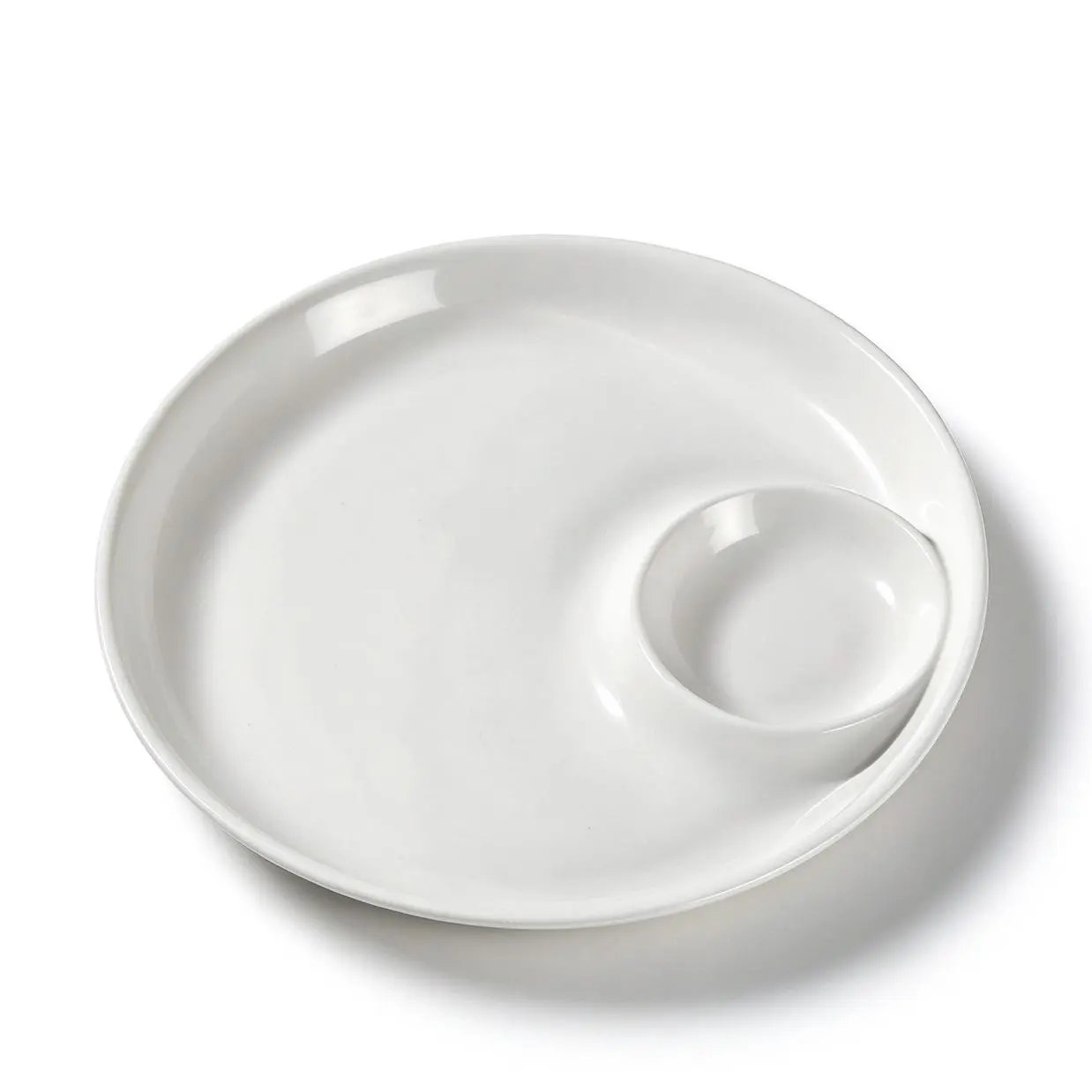 PP integrierte Dip-Servier platte -  - Food Mach Tech