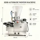 Halbautomat ische Wonton-Maschine -  - Food Mach Tech