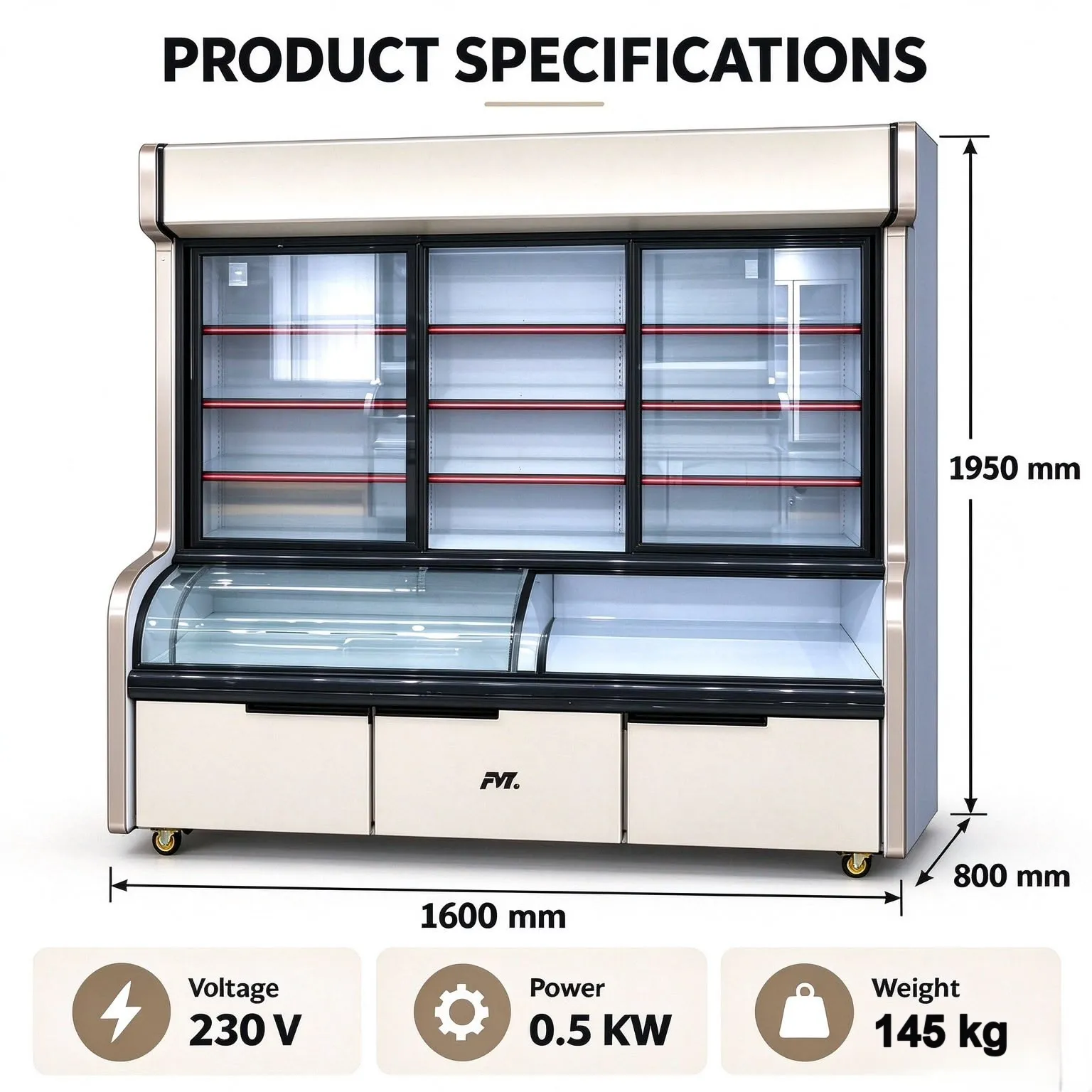Multifunktion ale Vitrine -  - Food Mach Tech