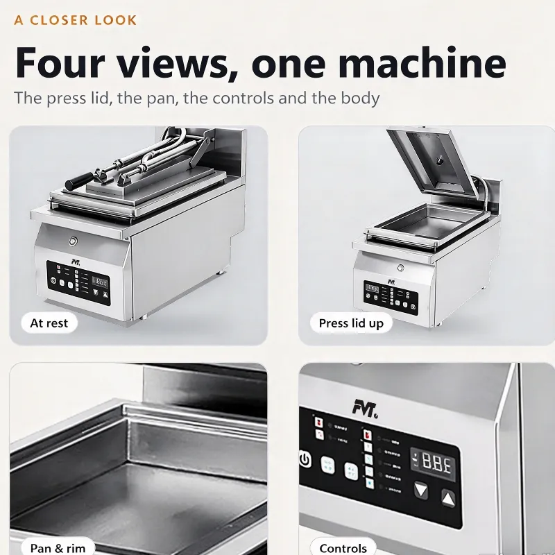 카운터 탑 상업용 감자 스티커 메이커 -  - Food Mach Tech