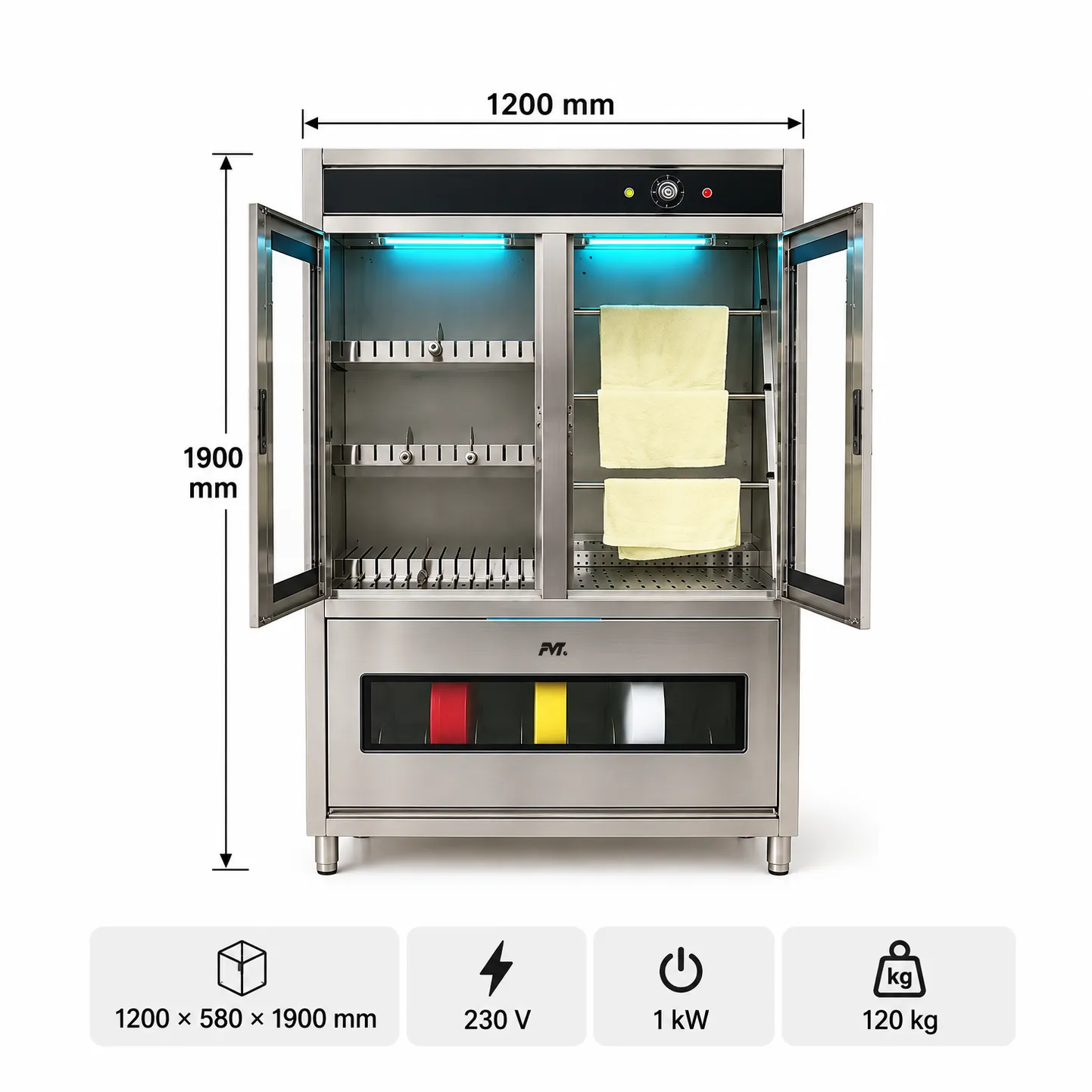 상업적인 부엌 소독 내각 -  - Food Mach Tech