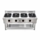 4-버너 상업 점토 냄비 스토브 -  - Food Mach Tech