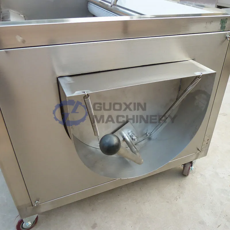 Automatische Bürste Waschmaschine für Yam Cassava Automatische Bürste Waschmaschine für Gemüse verarbeitung linie - Wasch-und Luft trocknungs system - foodmachtech