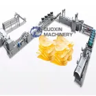 Factory Price Potato Fries Processing Machinery Industrial Potato Chips Making Line French Fries Production Line - Mesh Belt Frying Production Line - foodmachtech