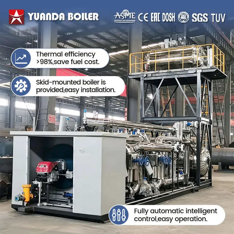 1 000 000 Kcal Natural Gas diesel lpg Heavy Oil Fired Thermal Hot Oil Boiler for Plastic Factory - Thermal Oil Boiler - foodmachtech