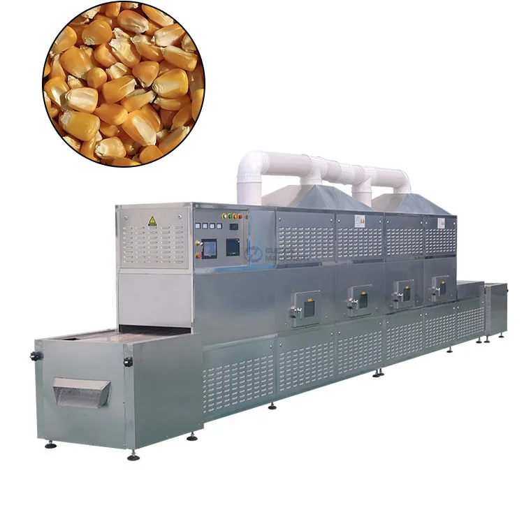 Continuous Corn Microwave Drying and Sterilization Machine Maize Kernel Microwave Dryer Machine - Dryer - foodmachtech
