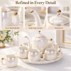 Light Luxury Pearl White Kettle Set -  - Food Mach Tech