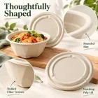 Biodegradable Takeaway Food Bowls (100 Pcs) -  - Food Mach Tech