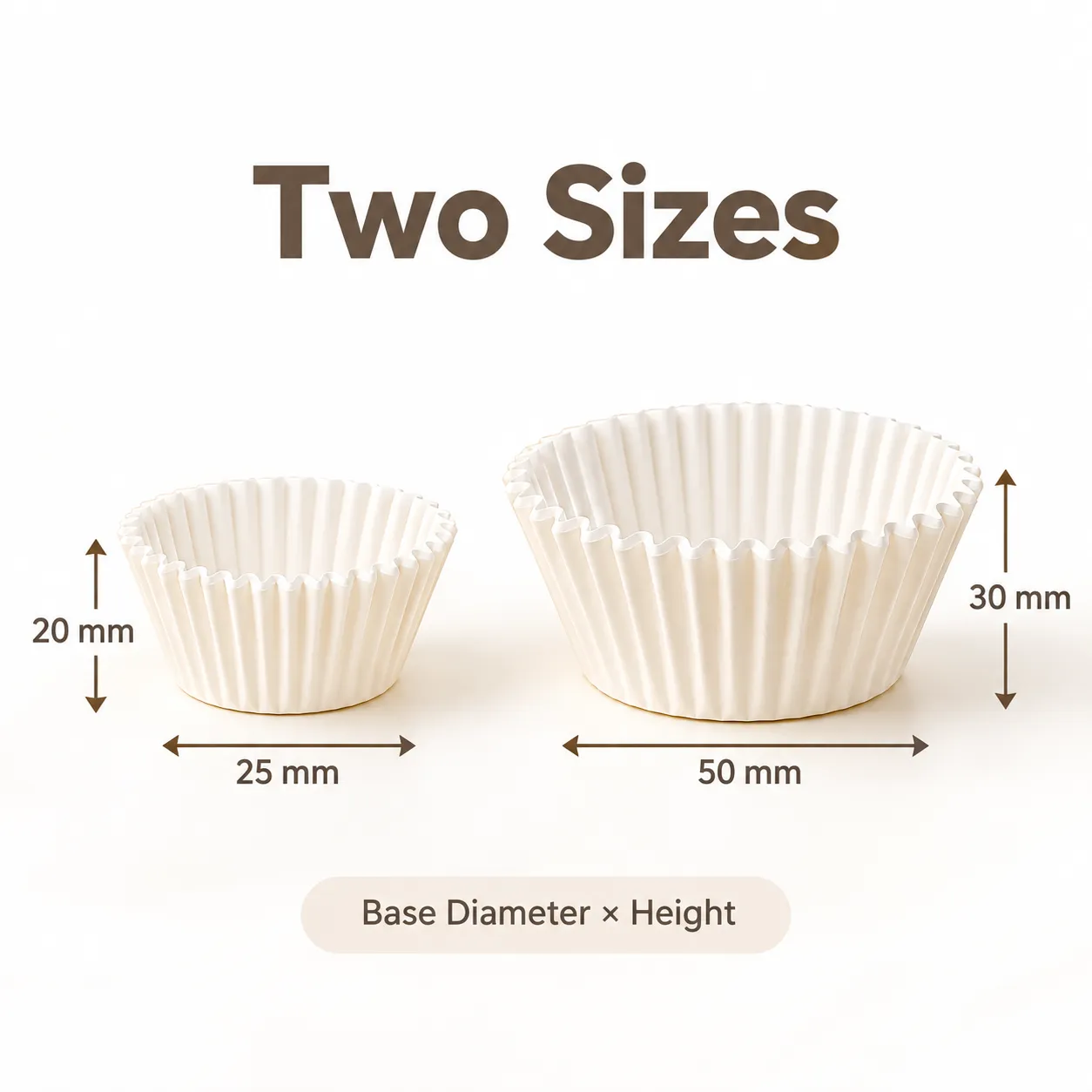 Greaseproof Cupcake Paper Liners （1000 PCS） -  - Food Mach Tech