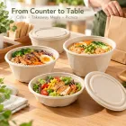 Biodegradable Takeaway Food Bowls (100 Pcs) -  - Food Mach Tech