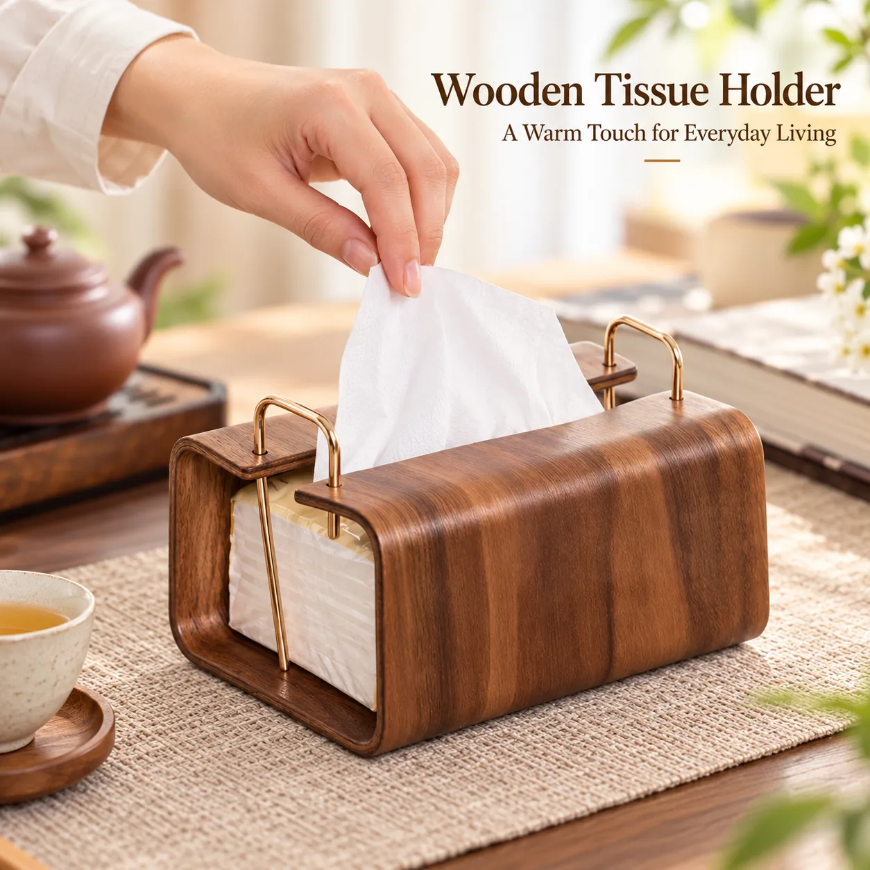Simple Wooden Tissue Box -  - Food Mach Tech