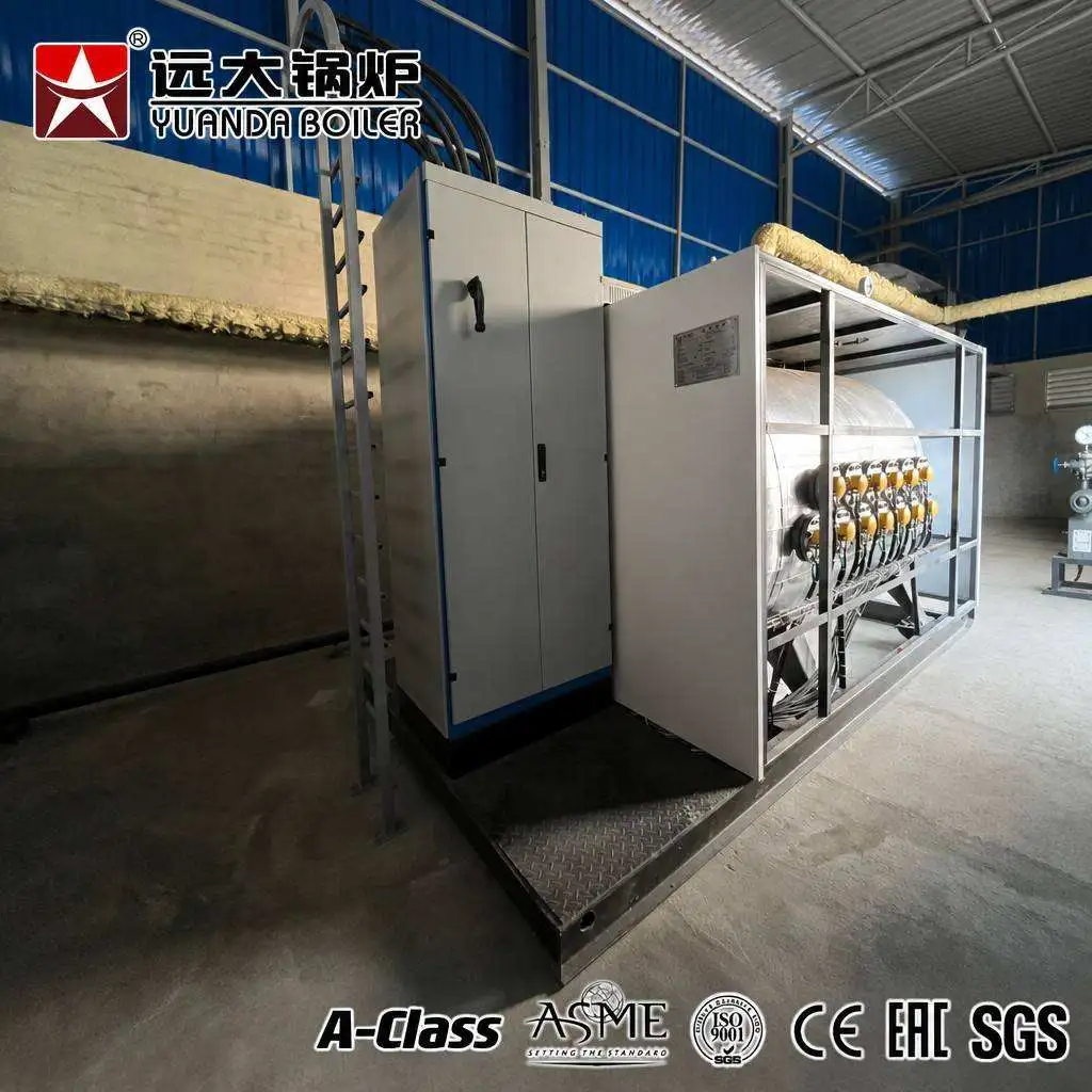 مصنع يواندا 700kw 1000kw 20000kw التدفئة الكهربائية الأفقية غلاية الماء الساخن - غلاية بخار - foodmachtech