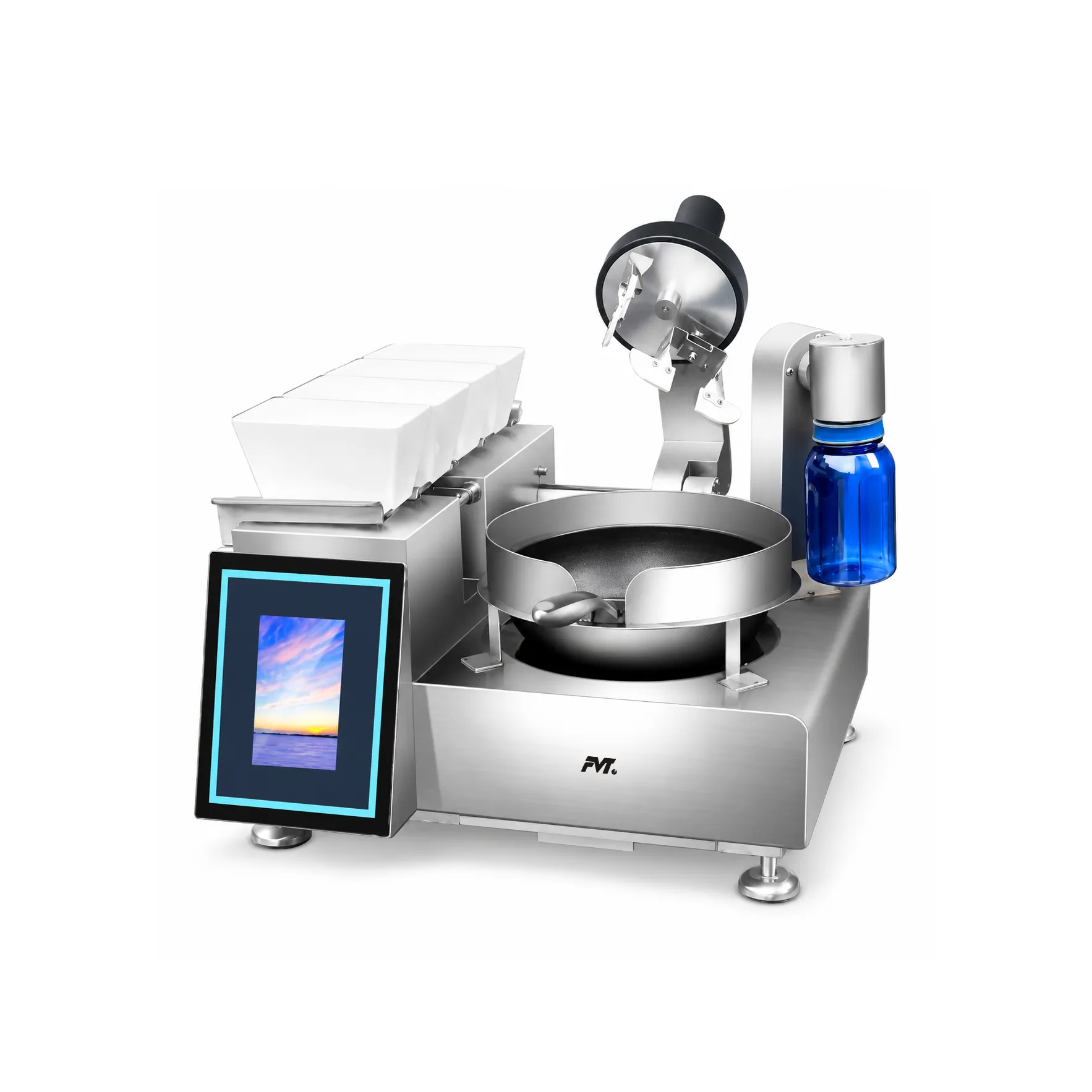 AI Intelligent Induction Fully Automatic Cooking Machine (Top Stirring ...