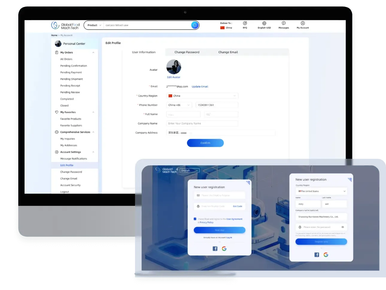 Platform Registration and Real-Name Authentication