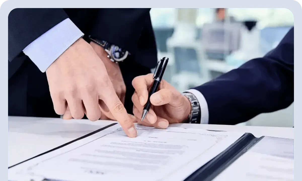 Purchase Contract Signing